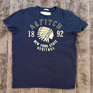 Abercrombie & Fitch Blue Graphic Tee